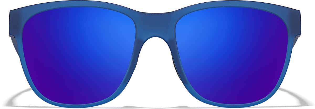Front view of Zunnies -Square Sports Sunglasses 99116236 in Blue