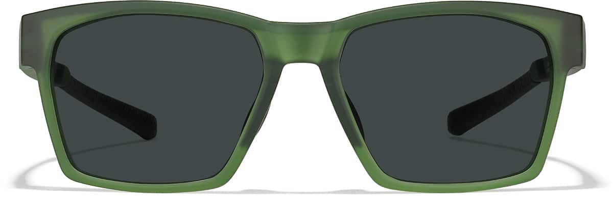 Front view of Zunnies - Square Sunglasses 99117634 in Green