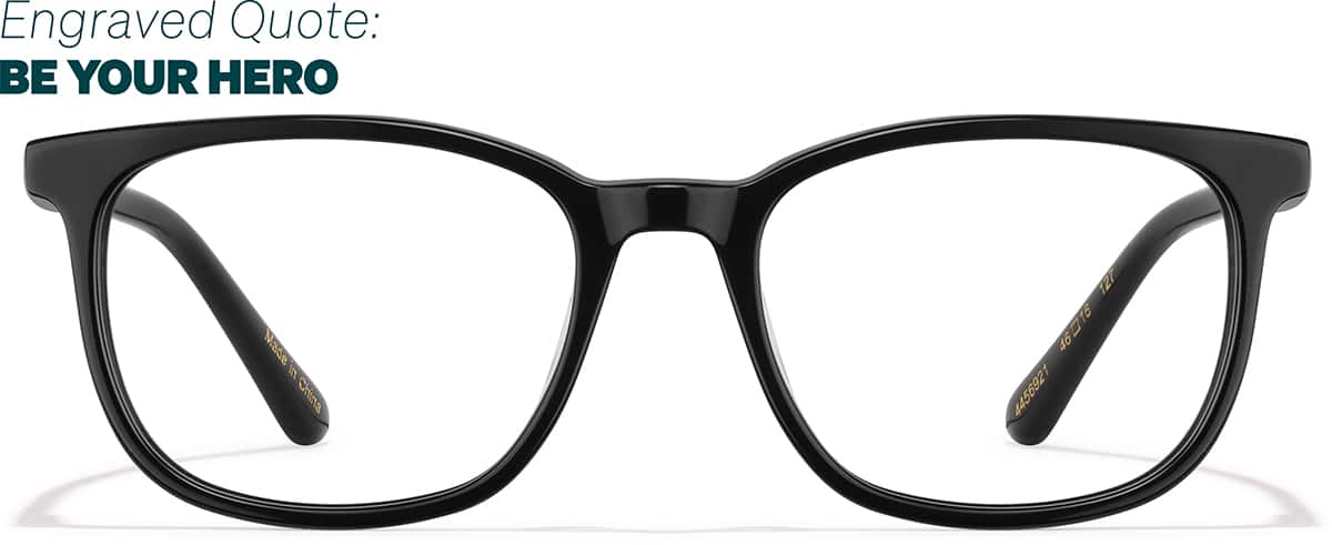 Front view of Haven Glasses 99119921 in Black