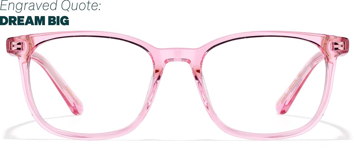 Front view of Haven Glasses 99120619 in Pink