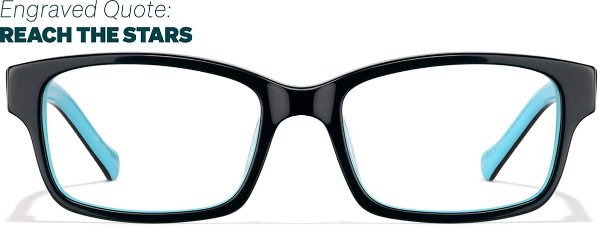 Front view of Wonder Glasses 99120821 in Black