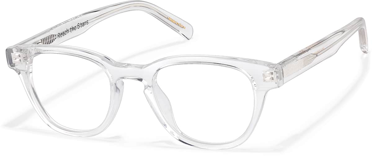 Angle view of Clarity Glasses 99120923 in Clear