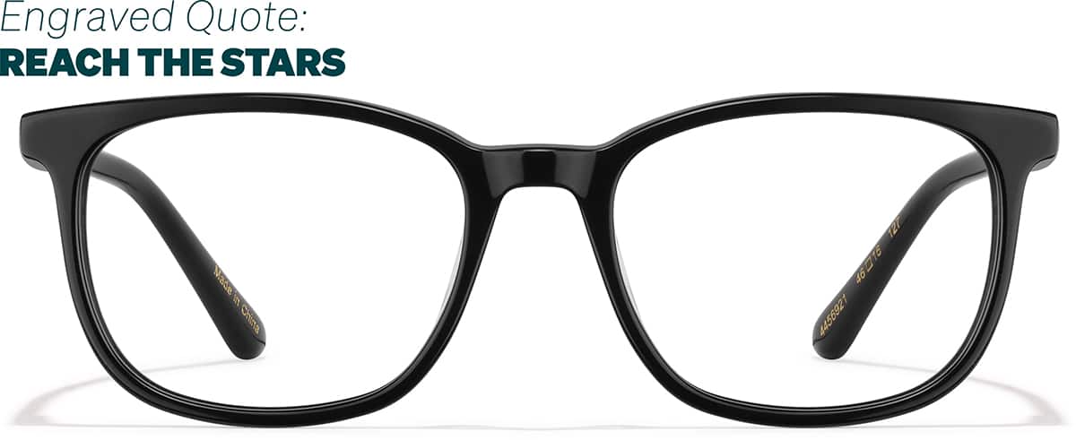 Front view of Haven Glasses 99121321 in Black