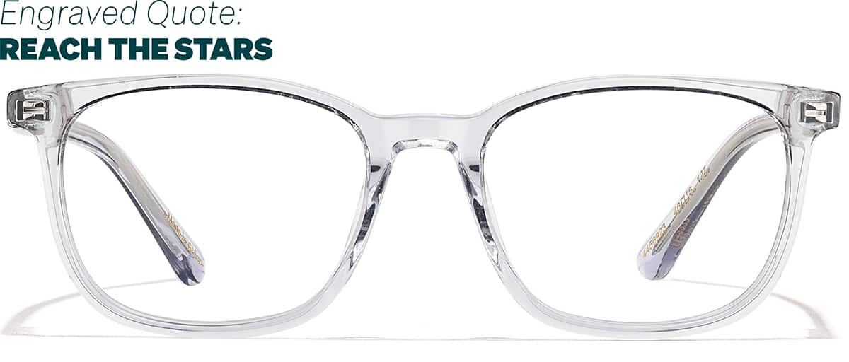 Front view of Haven Glasses 99121323 in Clear