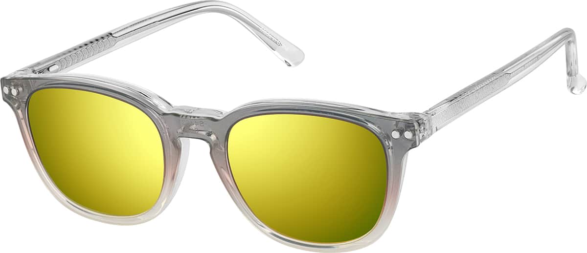 Angle view of Polarized Magnetic Clip On Glasses 99121523 in Clear