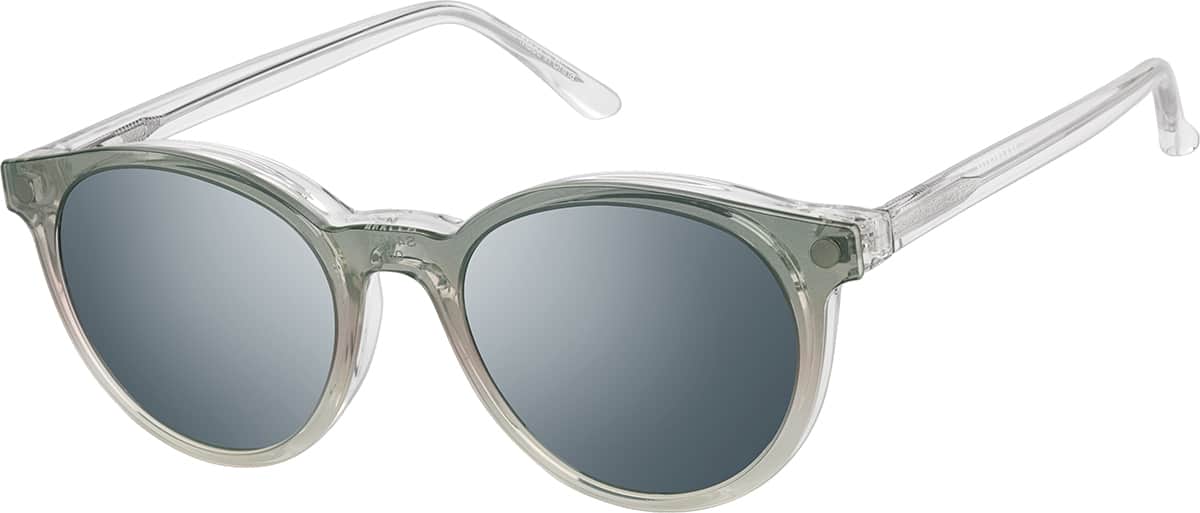 Angle view of Lunettes de soleil rondes magnétiques Clip solaire 99124023 in Transparente