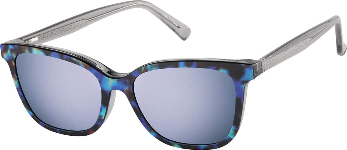 Angle view of Lunettes de soleil magnétiques à clip solaire en forme d’œil de chat 99124312 in Gris
