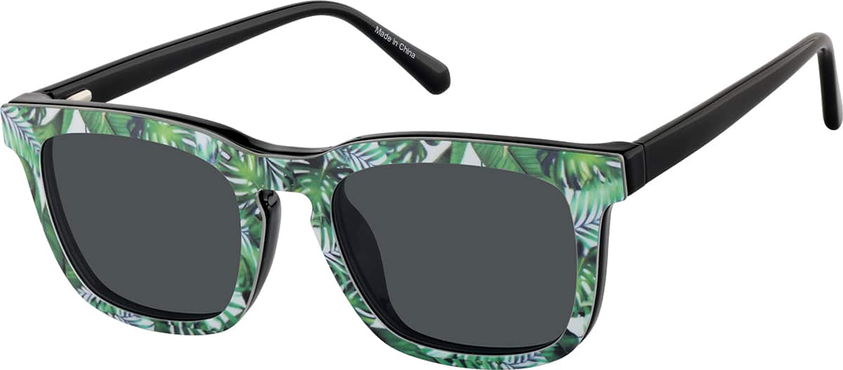 Angle view of Lentes rectangulares con Clip-On magnético 99124821 in Negro