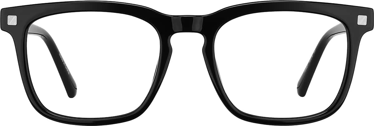 Front view without clip-on of Lentes rectangulares con Clip-On magnético 99124821 in Negro