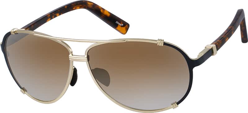 Angle view of Sunglasses A10102114 in Gold