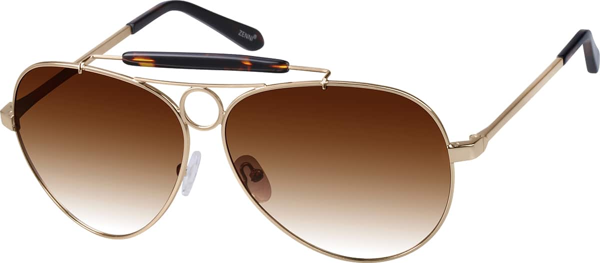 Angle view of Sunglasses A10102614 in Gold