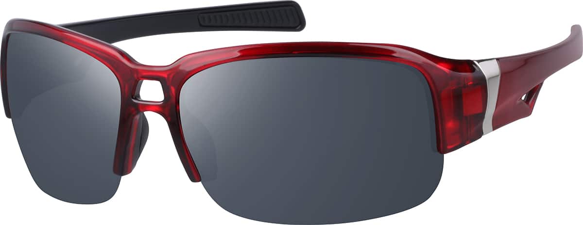 Angle view of Sunglasses A10161118 in Red