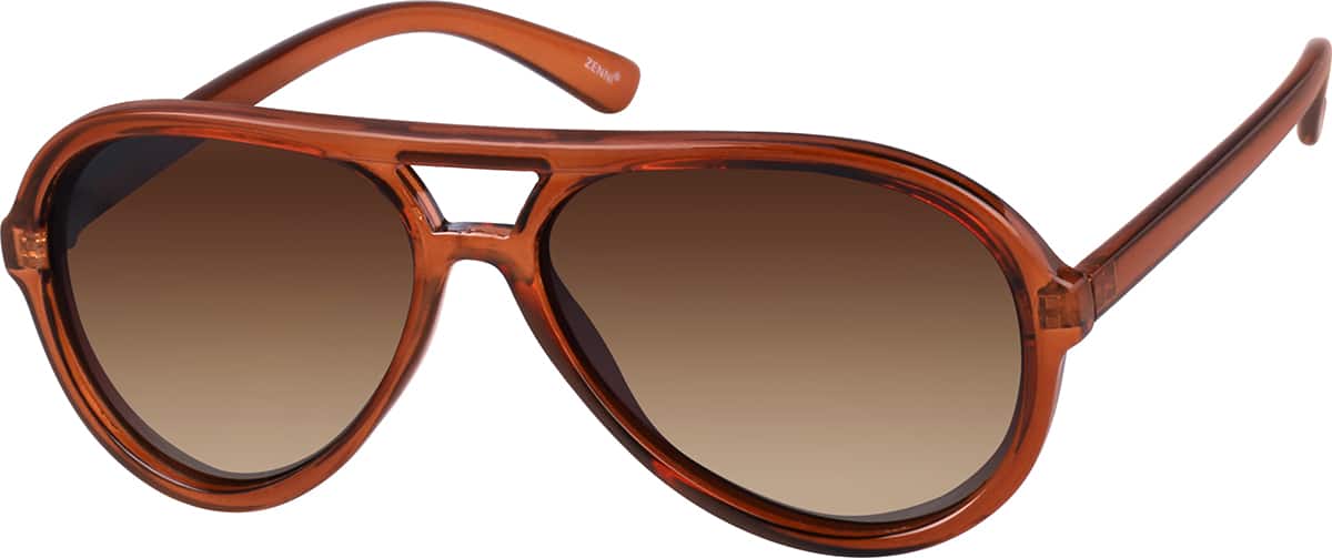 Angle view of Sunglasses A10185315 in Brown
