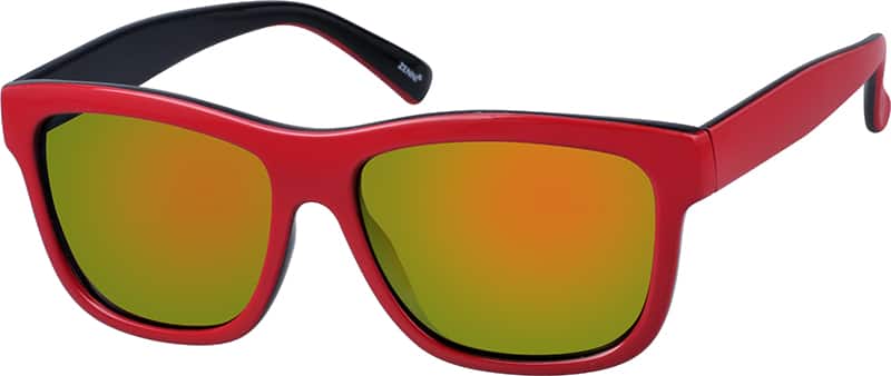 Angle view of Sunglasses A10185418 in Red