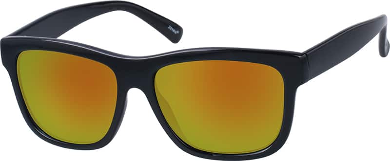 Angle view of Sunglasses A10185421 in Black