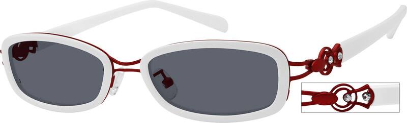 Angle view of Sunglasses A8724930 in White