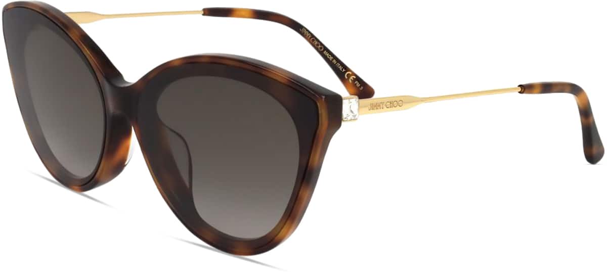 Angle view of Jimmy Choo VIC JIMVIC25 in Havana