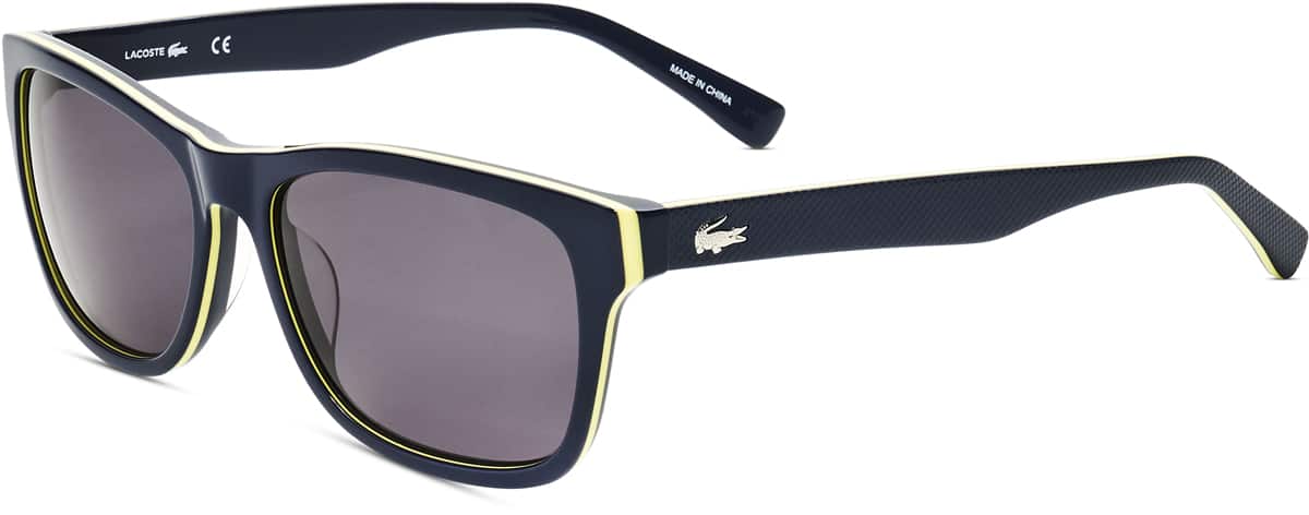Angle view of Lacoste LAC683S LAC683S26 in Azul marino