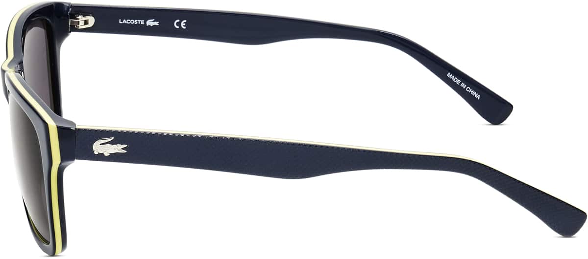 Side view of Lacoste LAC683S LAC683S26 in Azul marino
