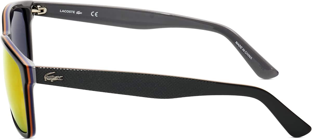 Side view of Lacoste LAC705S LAC705S21 in Black