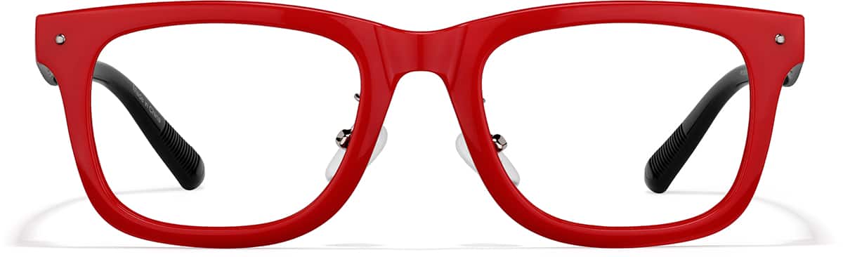 Front view of Klutch Player P125218 in Rojo y negro