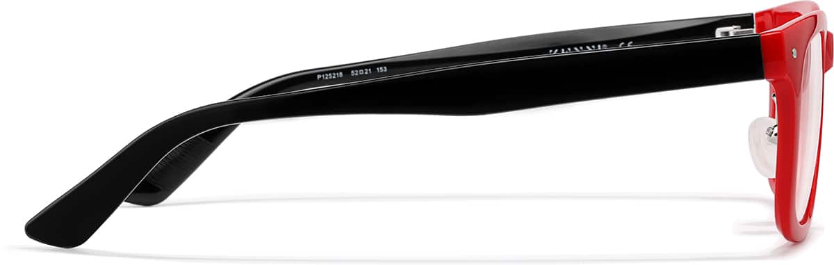 Side view of Klutch Player P125218 in Rojo y negro