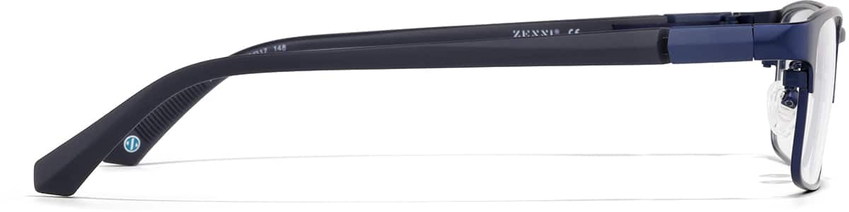 Side view of Too Smooth P195116 in Azul marino