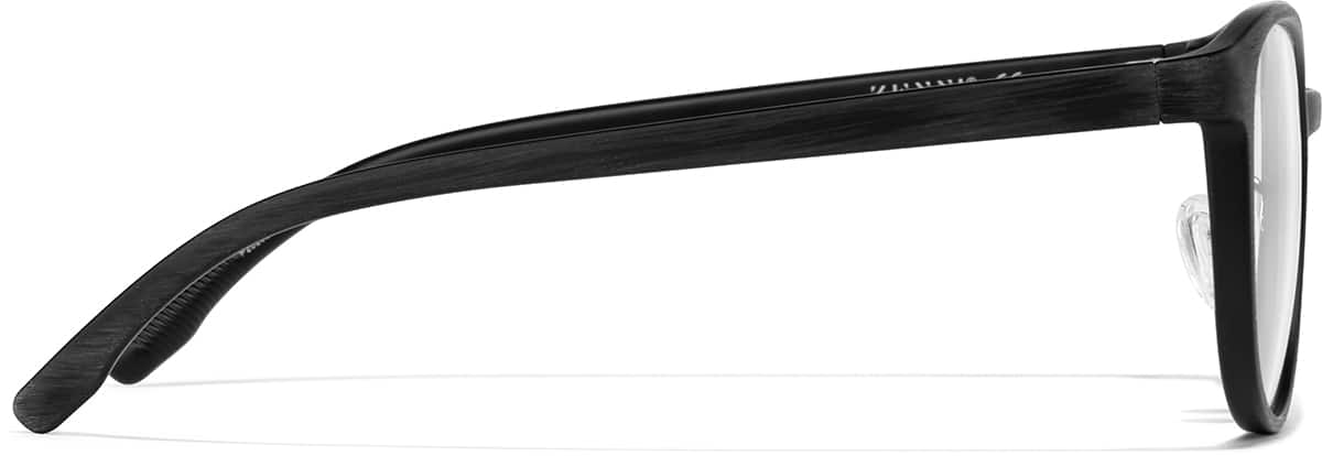 Side view of Lunettes rondes P2020521 in Noir