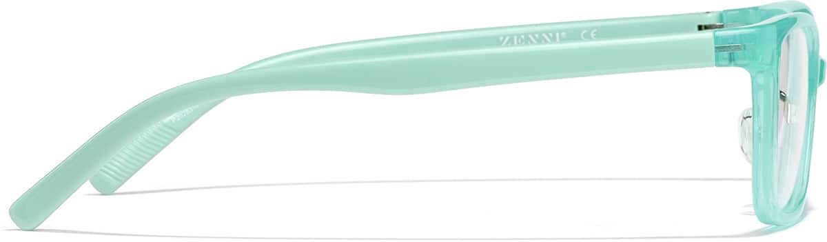 Side view of Kids' Cat-Eye Glasses P2028316 in Blue