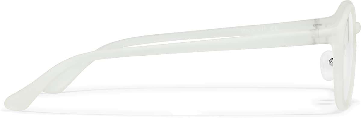 Side view of Lunettes rondes phosphorescentes P2029750 in Lueur vert