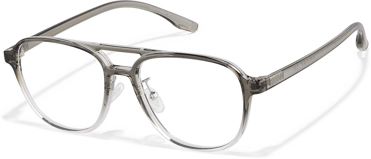 Angle view of Aviator Glasses P2036112 in Gray