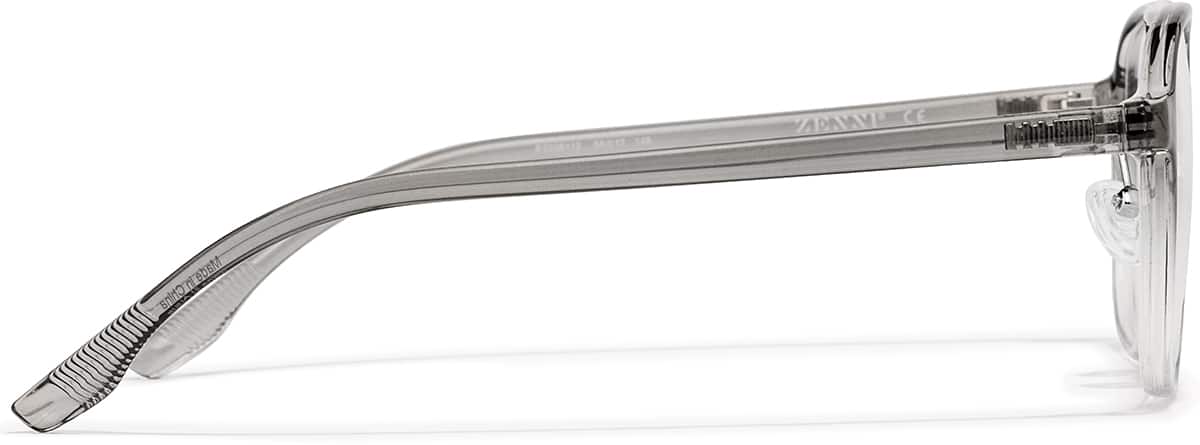 Side view of Aviator Glasses P2036112 in Gray