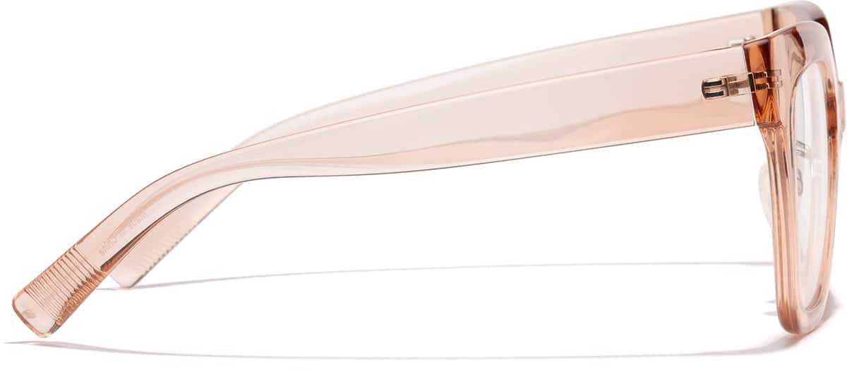 Side view of Cat-Eye Glasses P2037542 in Blush