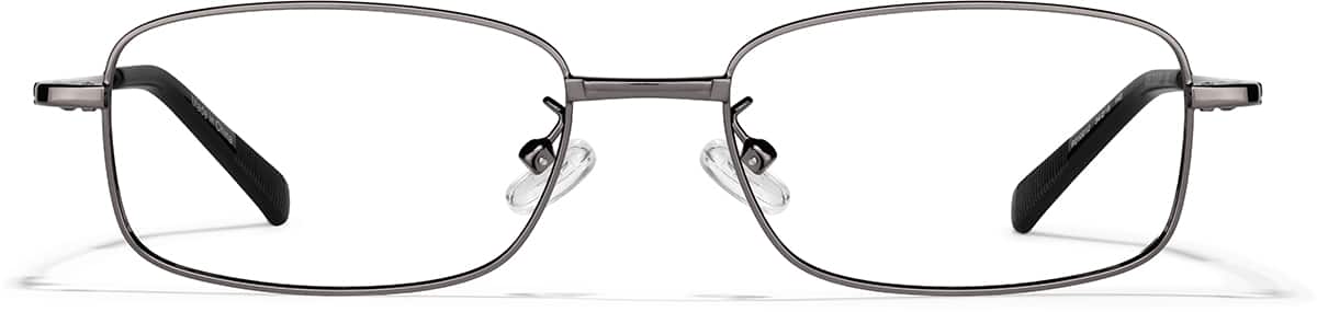 Front view of Lentes rectangulares P210012 in Gris