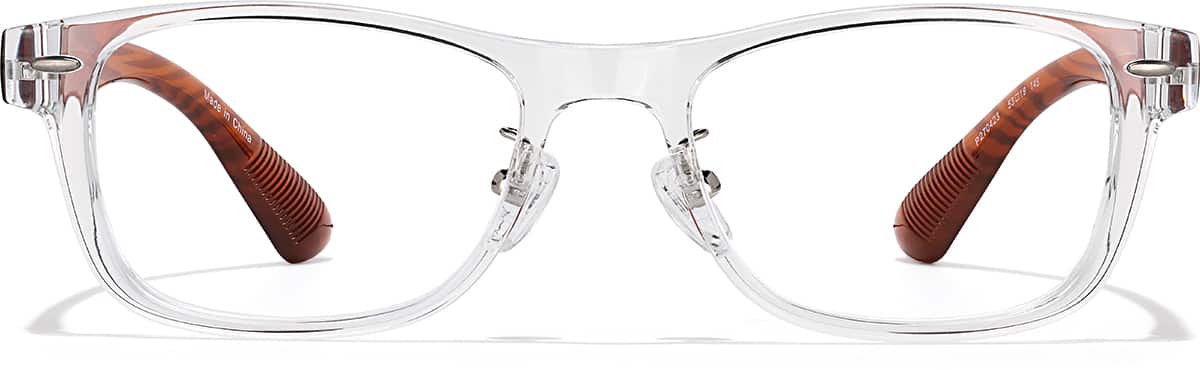 Front view of Lentes Cuadrados P270423 in transparentes