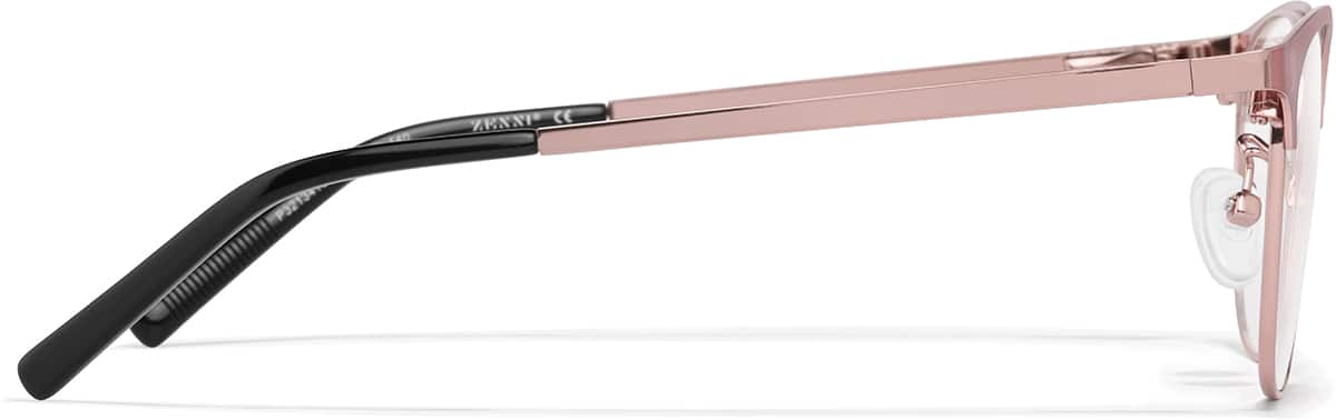 Side view of Browline Glasses P3213419 in Pink