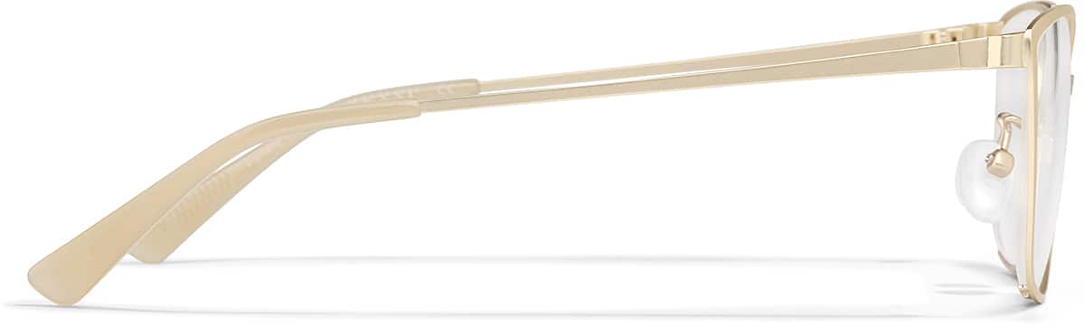 Side view of Cat-Eye Glasses P3219514 in Gold