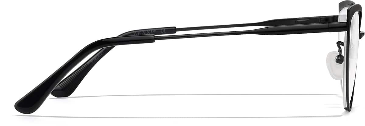 Side view of Cat-Eye Glasses P3222221 in Black