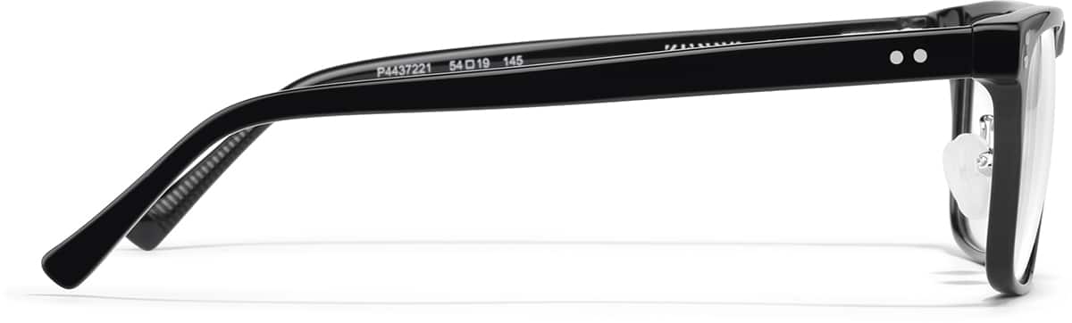 Side view of Square Glasses P4437221 in Black