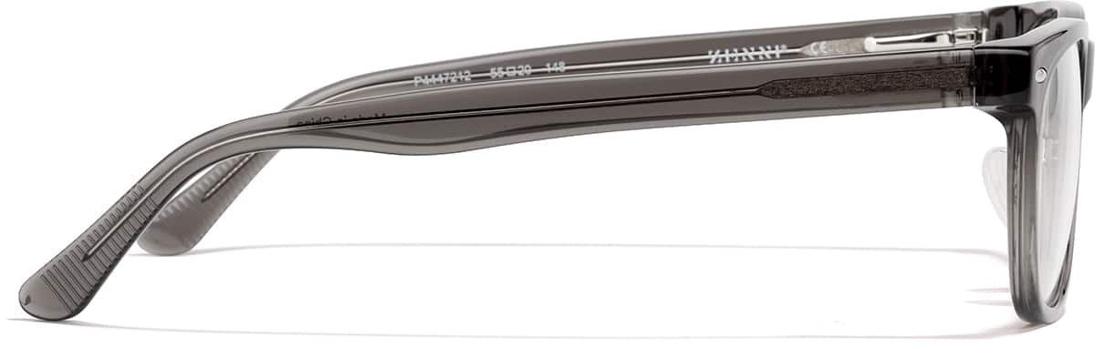 Side view of Square Glasses P4447212 in Gray