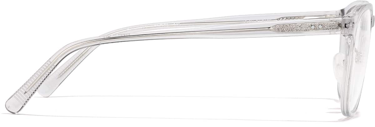 Side view of Square Glasses P4448923 in Clear