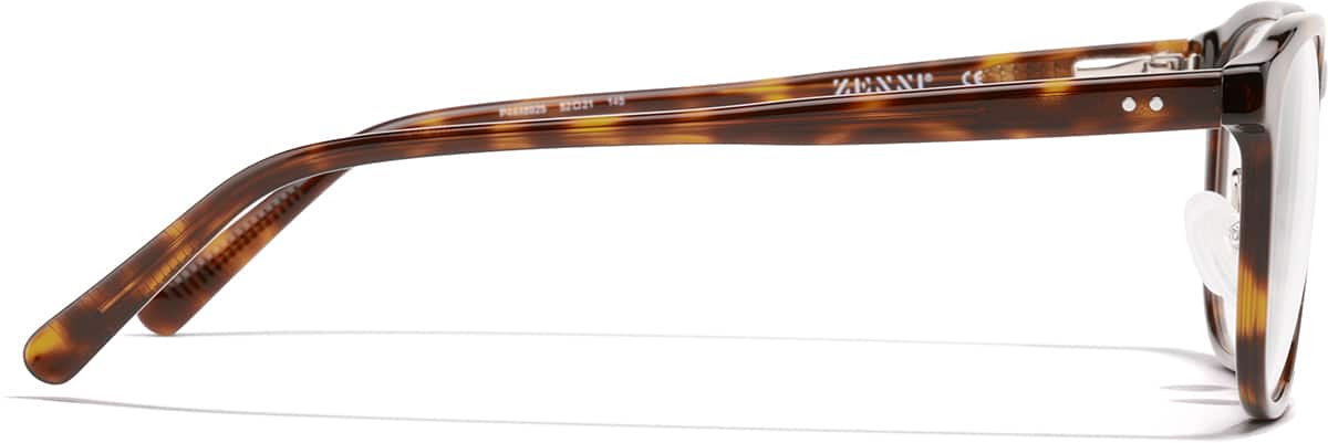 Side view of Square Glasses P4448925 in Tortoiseshell