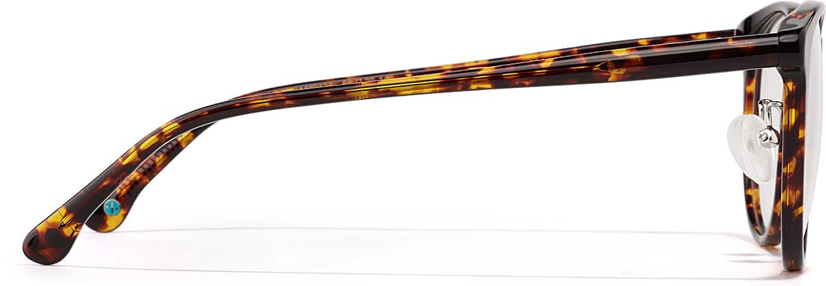 Side view of Round Glasses P4469135 in Tortoiseshell