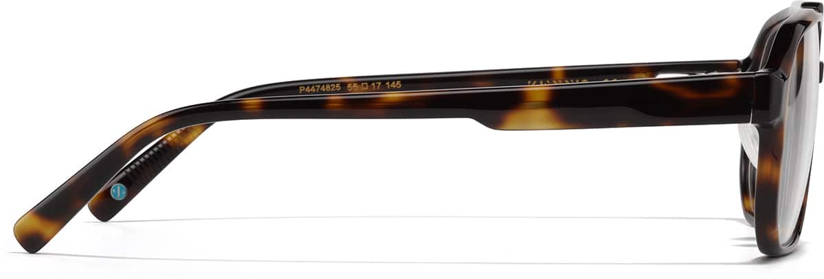Side view of Aviator Glasses P4474825 in Tortoiseshell