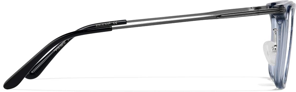 Side view of Square Glasses P7816812 in Gray