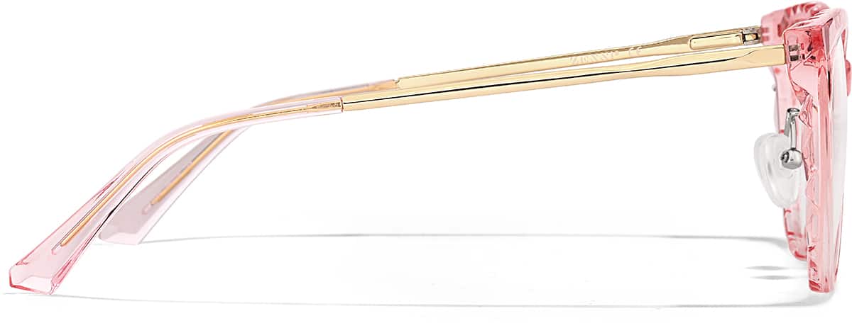 Side view of Cat-Eye Glasses P7841719 in Pink