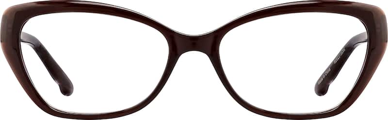 Brown Cat-Eye Reading Glasses