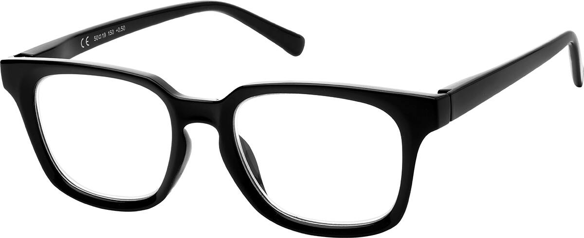 Angle view of Rectangle Reader R004421125 in Black