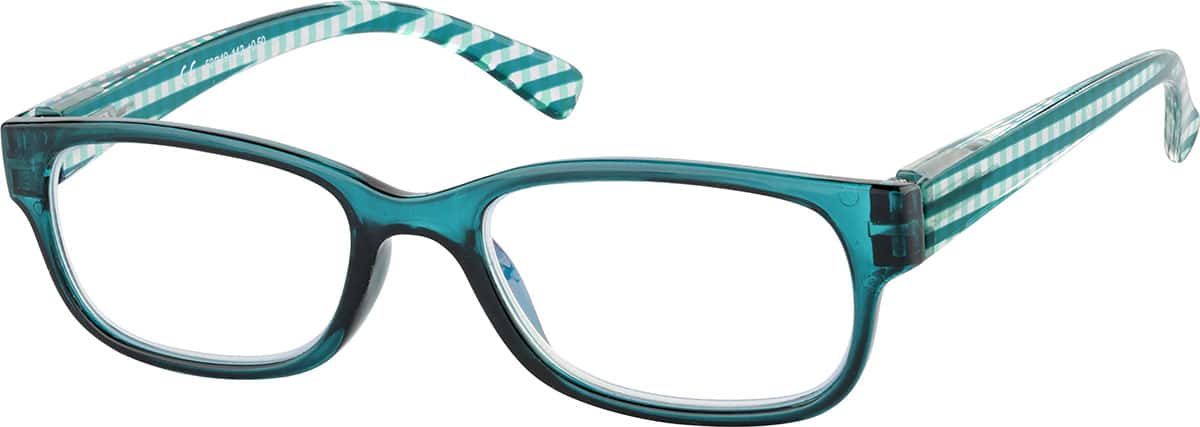 Angle view of Rectangle Reader R004616050 in Teal