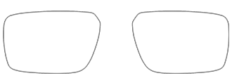 Selected rimless shape ls328